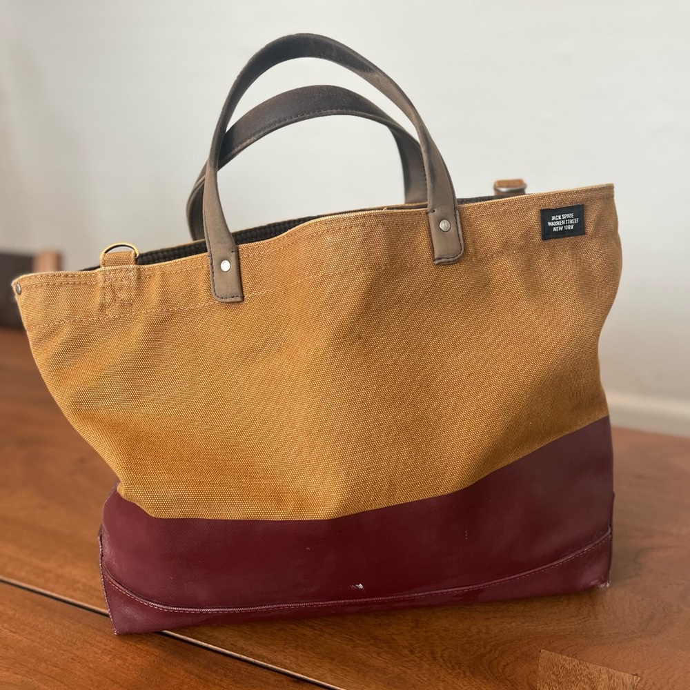 Jack Spade - coal dipped men’s tote bag